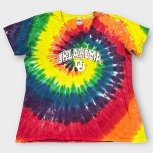 Oklahoma Sooners Shirt Womens 2XL‎ NCAA College Basketball Tee V Neck